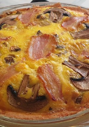 Quiche - Francia reggeli pite recept fotója