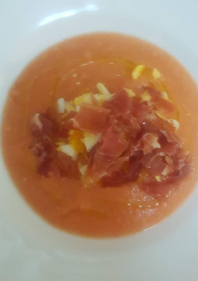 Una foto de Salmorejo cordobés