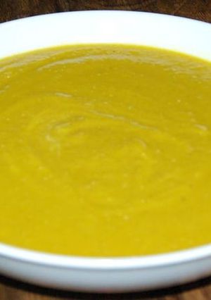 A picture of Red Lentil and Vegetable Soup.