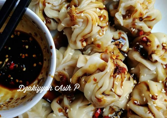 Resep Dumpling Ayam Saus Pedas 🔥🔥 Oleh Dzakiyyah Asih P Cookpad