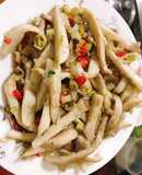 Nấm đùi gà xào xả ớt