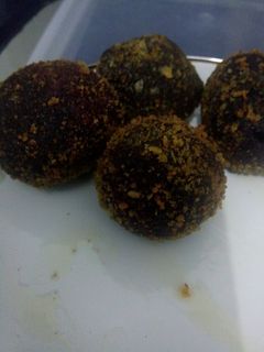 Foto resep Bola ubi ungu isi coklat lumer