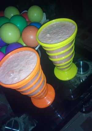 A picture of Water melon milk shake.