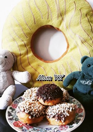 Foto resep DONAT EMPUK NO KENTANG NO TELUR MOM 'K2'