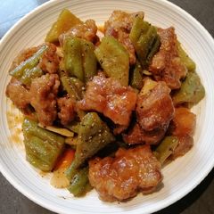 A picture of Sweet and Sour Ampalaya.