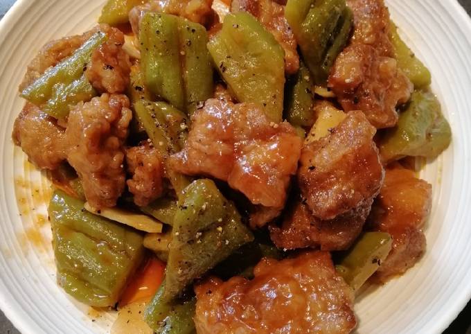 Sweet and Sour Ampalaya