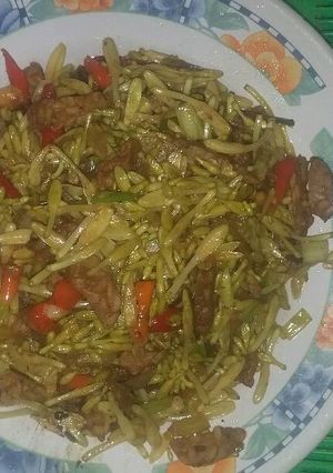 Foto resep Tumis bunga pepaya tanpa rasa pahit