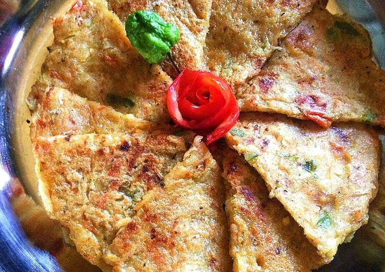 Sooji Veggie Pancake