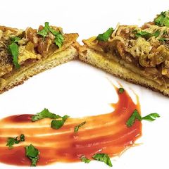 A picture of Spicy Baked Bean Sandwich.