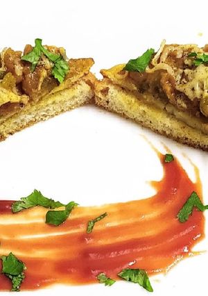 A picture of Spicy Baked Bean Sandwich.