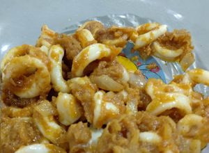 Foto resep Cumi Telur Asin dengan Knorr Salted Egg
