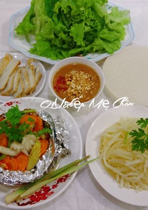 Hình của món Cuốn chay.