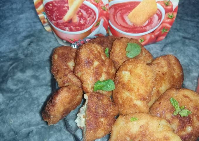 Recipe of Favorite Macroni cheesy nuggets