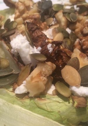 A picture of Roasted lettuce bake.