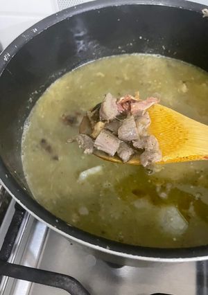 Una foto de Carne en su jugo