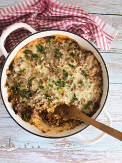 Foto de Massa Gratinada com Carne picada