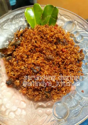 Foto resep Serundeng daging pedas manis