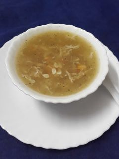 চিকেন কর্ণ স্যুপ (chicken corn soup recipe in Bengali) রেসিপির প্রধান ছবি