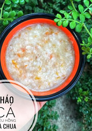 Hình của món Ăn dặm - Cháo cá diêu hồng cà chua.