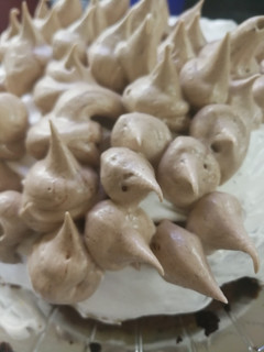 Una foto de Merengue italiano de chocolate