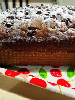 Una foto de Budín con chips de chocolate