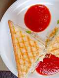 எக் சாண்ட்விச்(egg sandwich recipe in tamil)