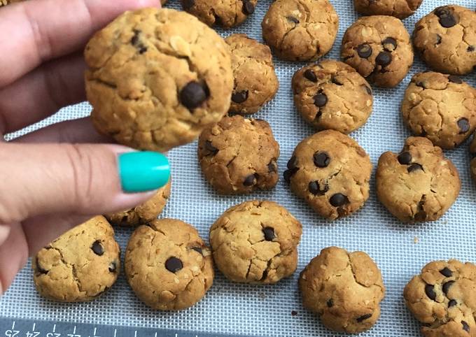 Steps to Prepare Quick No sugar chocolate chip cookies