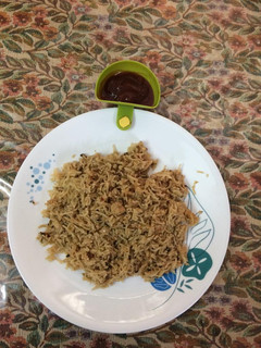 A picture of Keema fried rice.