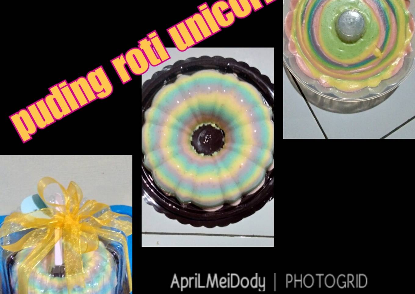Puding Roti Unicorn