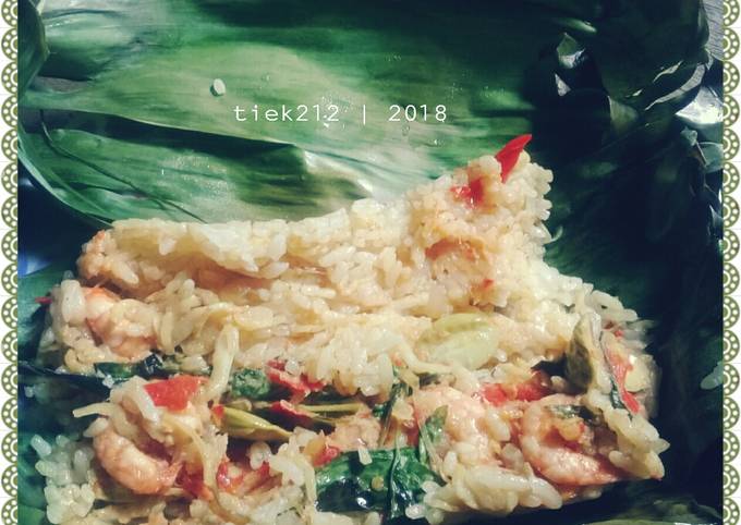 Nasi Liwet Bakar Isi Sambal Udang (#PR_BukanNasiBiasa)