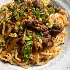 A picture of ‘Yakiniku’ Sauce Ramen.