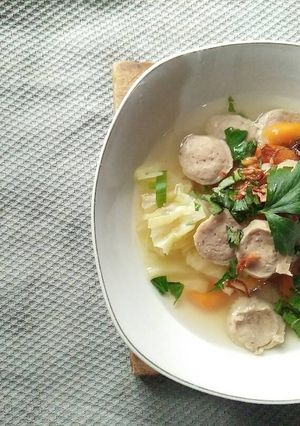Foto resep Sop Bakso Sapi Ala Diriku