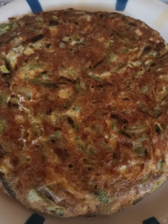 Una foto de Tortilla de porotos verdes