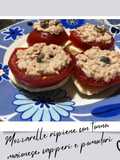 Mozzarelle ripiene con tonno, maionese, capperi e pomodori 😋