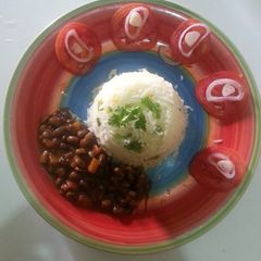 A picture of Bean & rice.