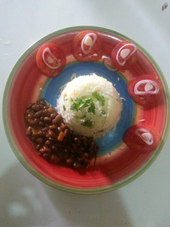 A picture of Bean & rice.