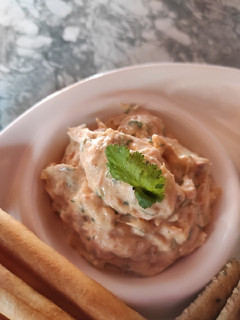 Una foto de Dip de Salmón Ahumado y Ají