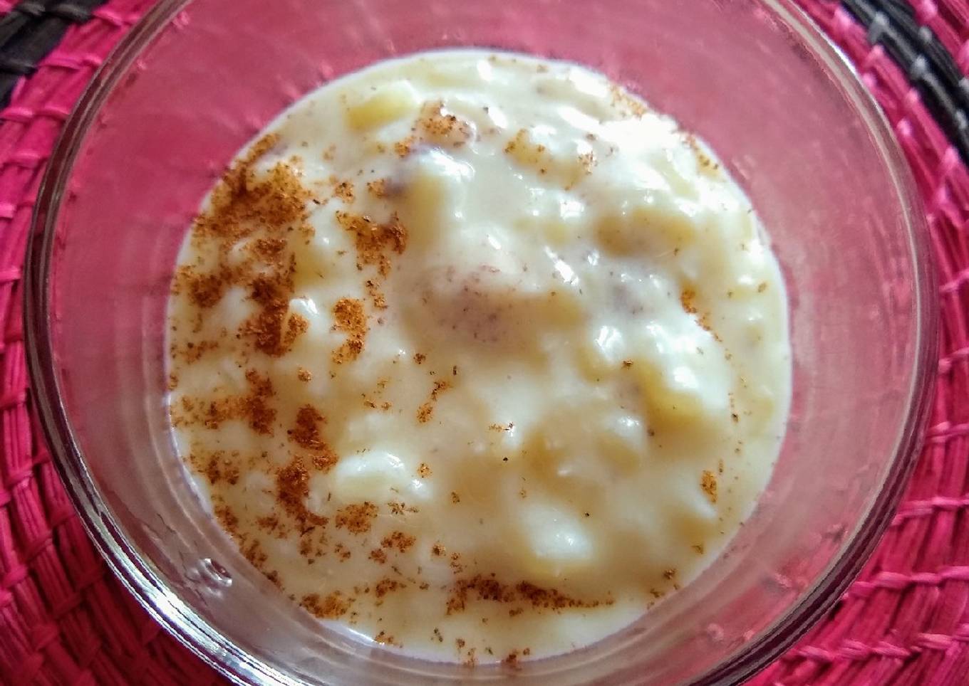 Arroz con leche cremoso