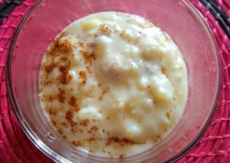 Arroz con leche cremoso