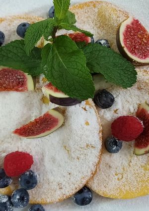Zdjęcie przepisu Placuszki z pieczonego batata.