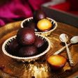 Gulab jamun with kaju cream filling