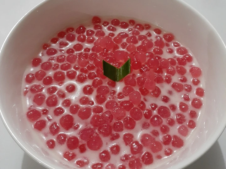 Langkah Gampang Menyiapkan Resep Bubur mutiara kuah santan gurih yang Bikin Ngiler Anti Ribet, Sempurna