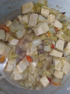 Foto resep Tumis sawi putih tahu ampela