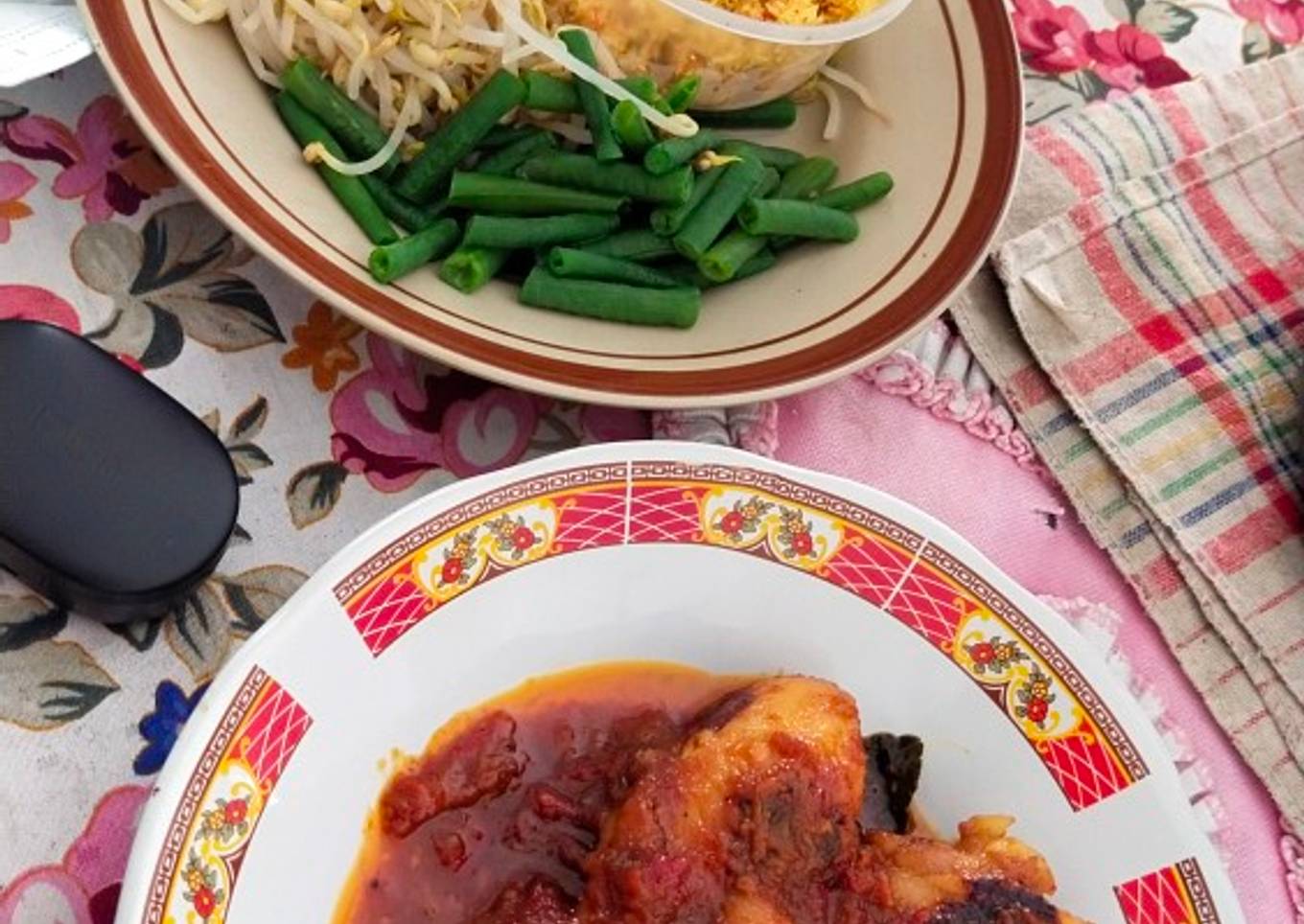 Ayam Panggang Urap-Urap