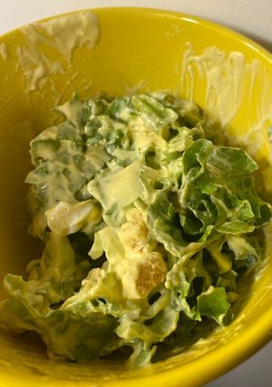 Φωτογραφία της συνταγής Εύκολη σαλάτα με dressing