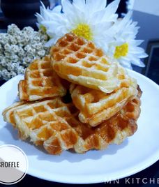 Resep croffle rumahan enak dan mudah - Cookpad