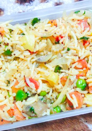 A picture of Rice Pilaf (Orrisa dish).