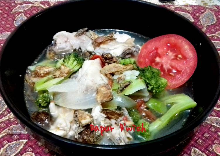 Resep Sup Brokoli Ayam Lezat