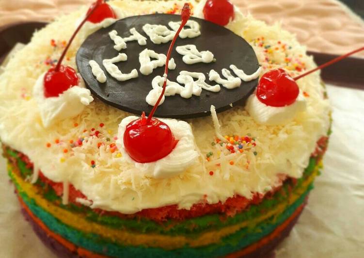 Resep Rainbow cake, Menggugah Selera
