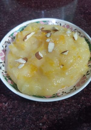 A picture of Orange Halwa.
